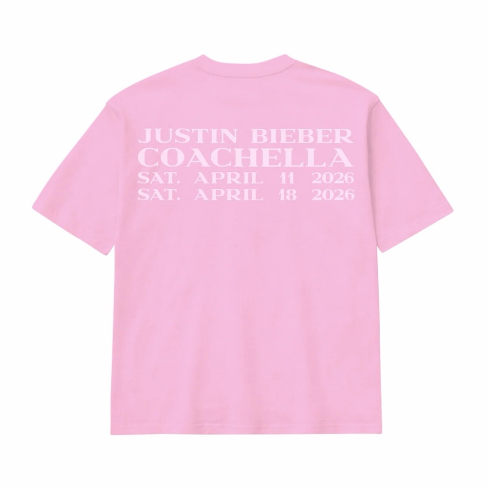 Authentic Coachella Justin Bieber Skylark Tee
